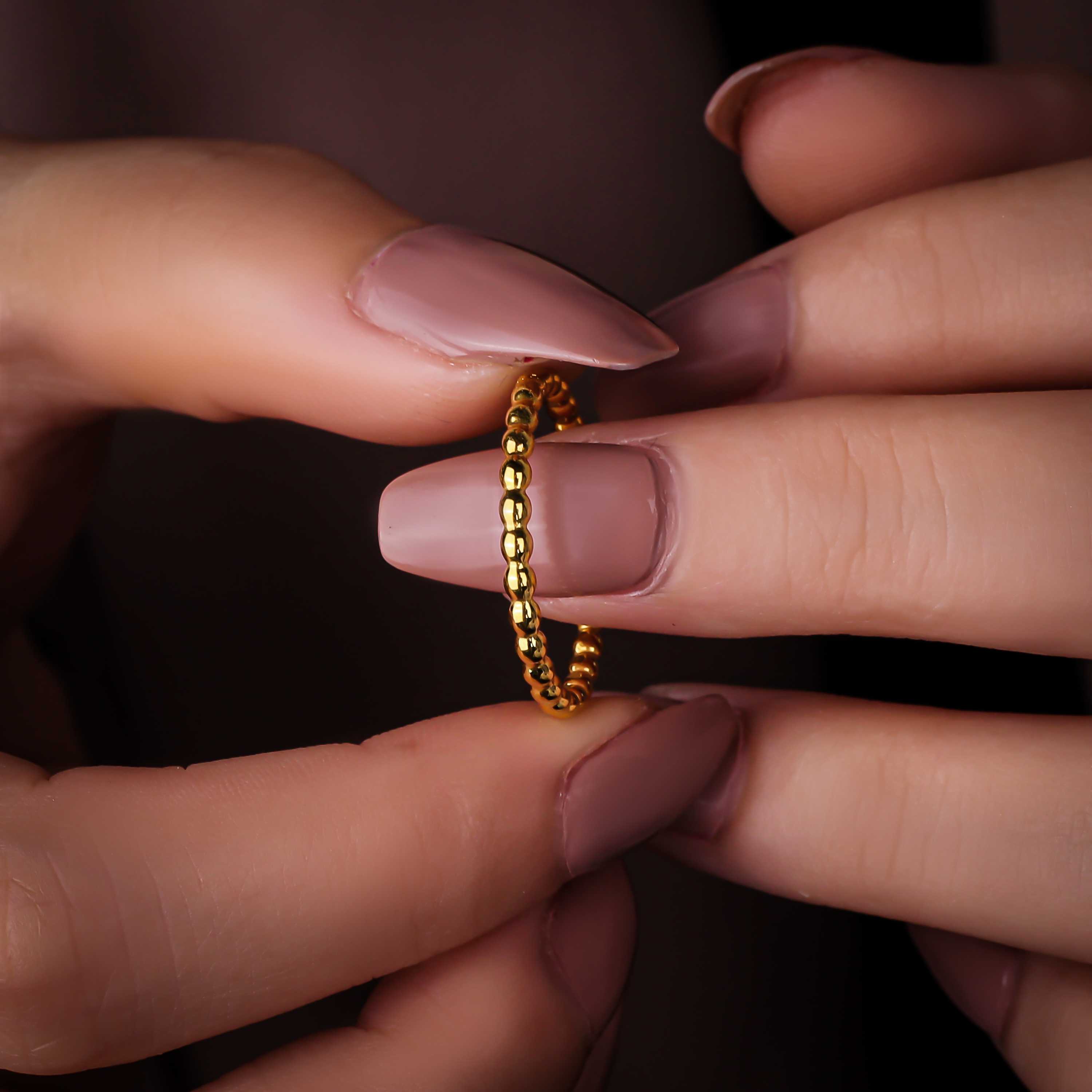 21 karat gold Haysa ring, made in Turkey - (H-0493)